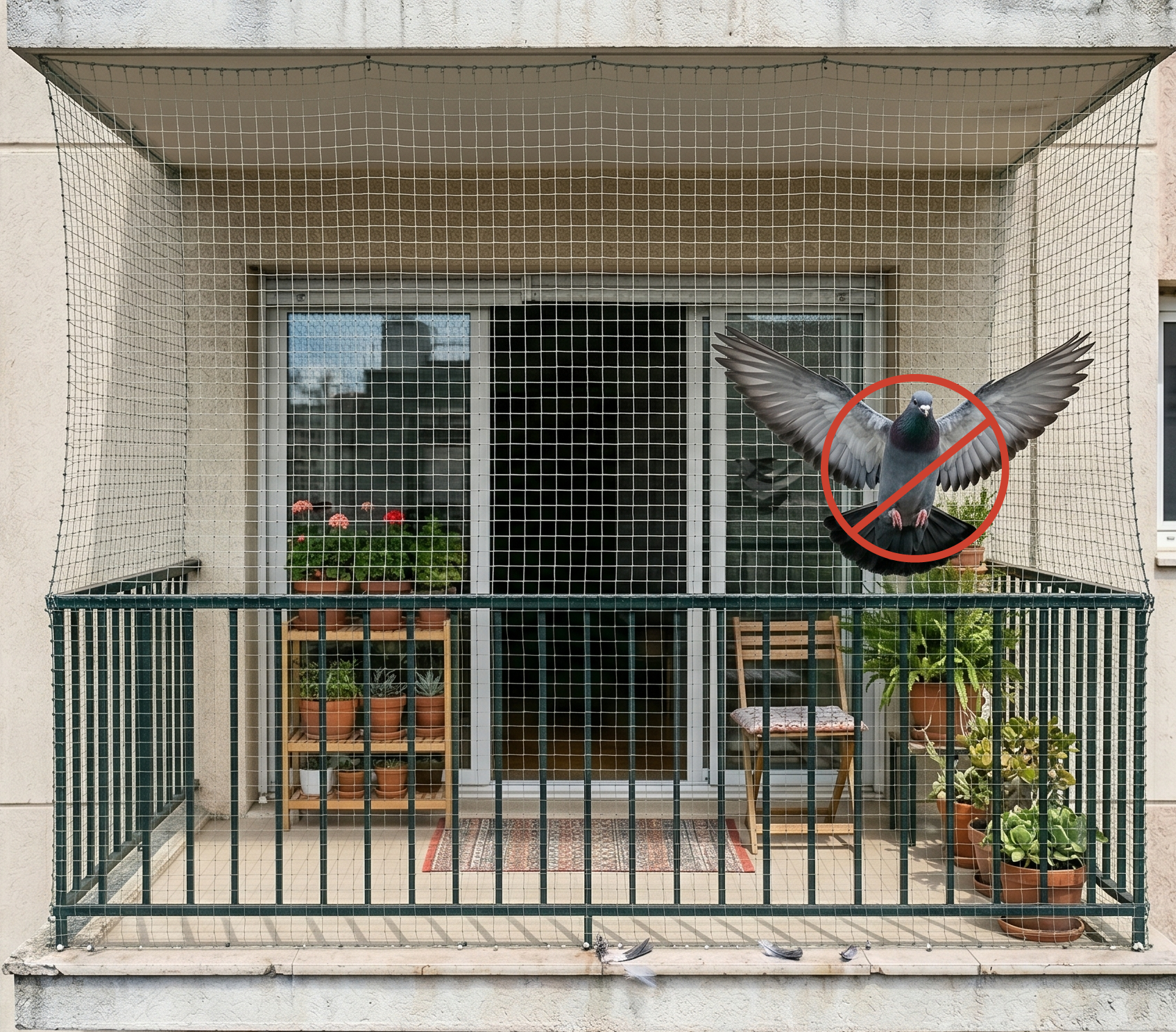 pigeon safety nets
